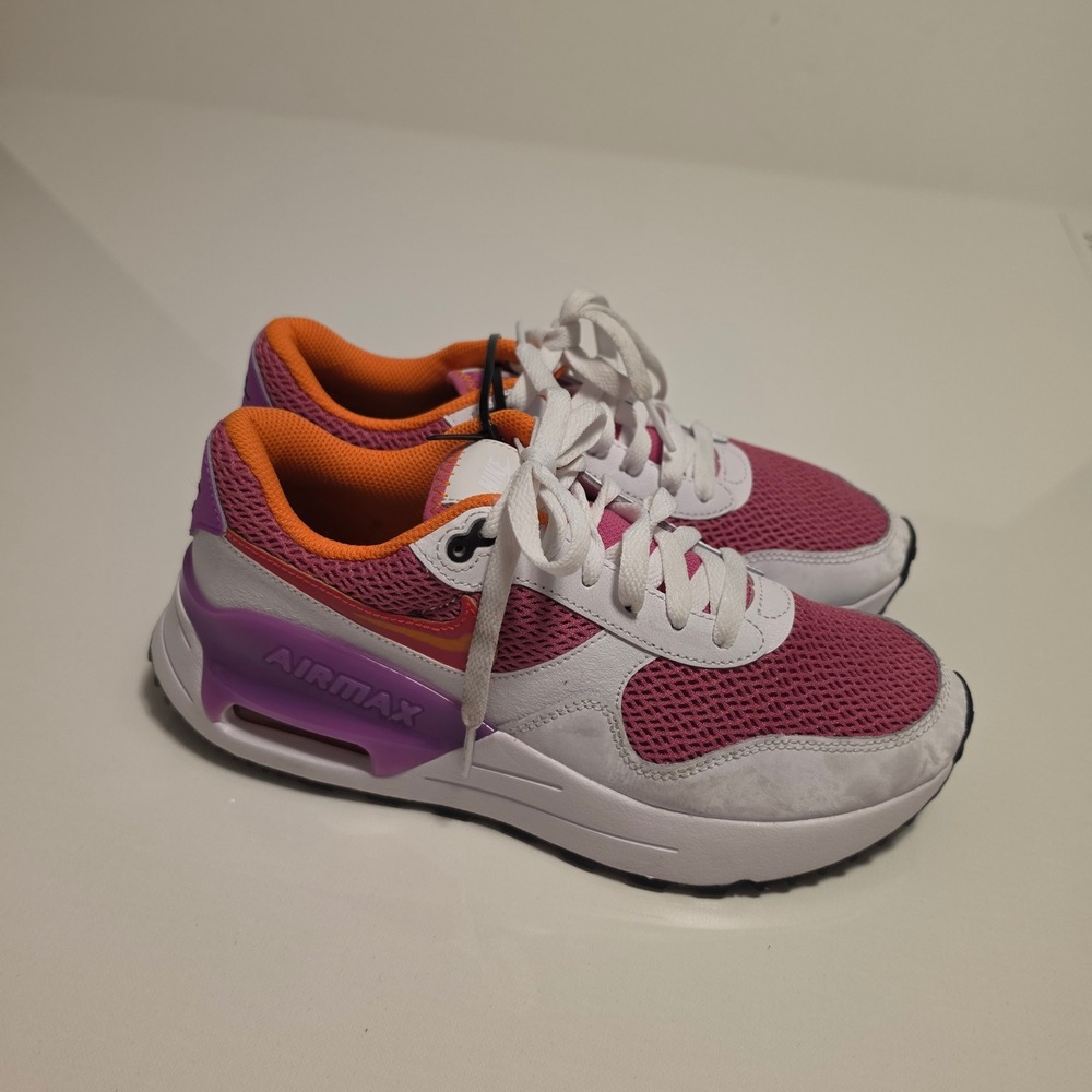 Nike Air Max SYSTM Mesh Running Shoes Berry White Orange FD0825-600 Size 7.5 - Picture 5 of 12